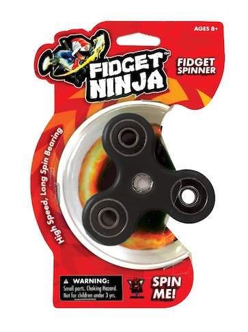 Fidget Ninja Spinner - Black – Spin Shop Theme